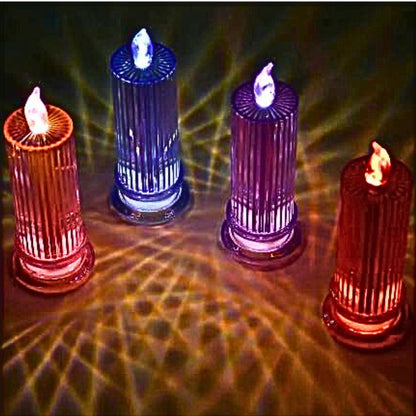 Glowing Serenity LED Candles for Home Ambiance