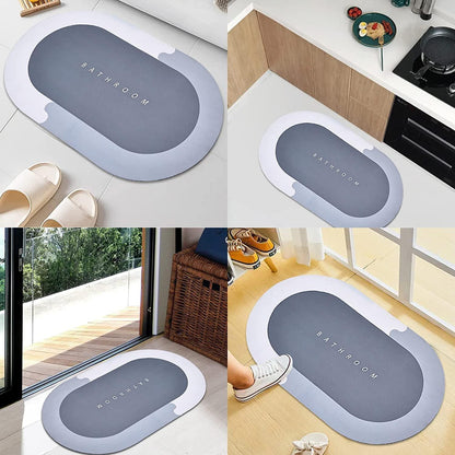 Super Soak Absorbent Bath Floor Mat