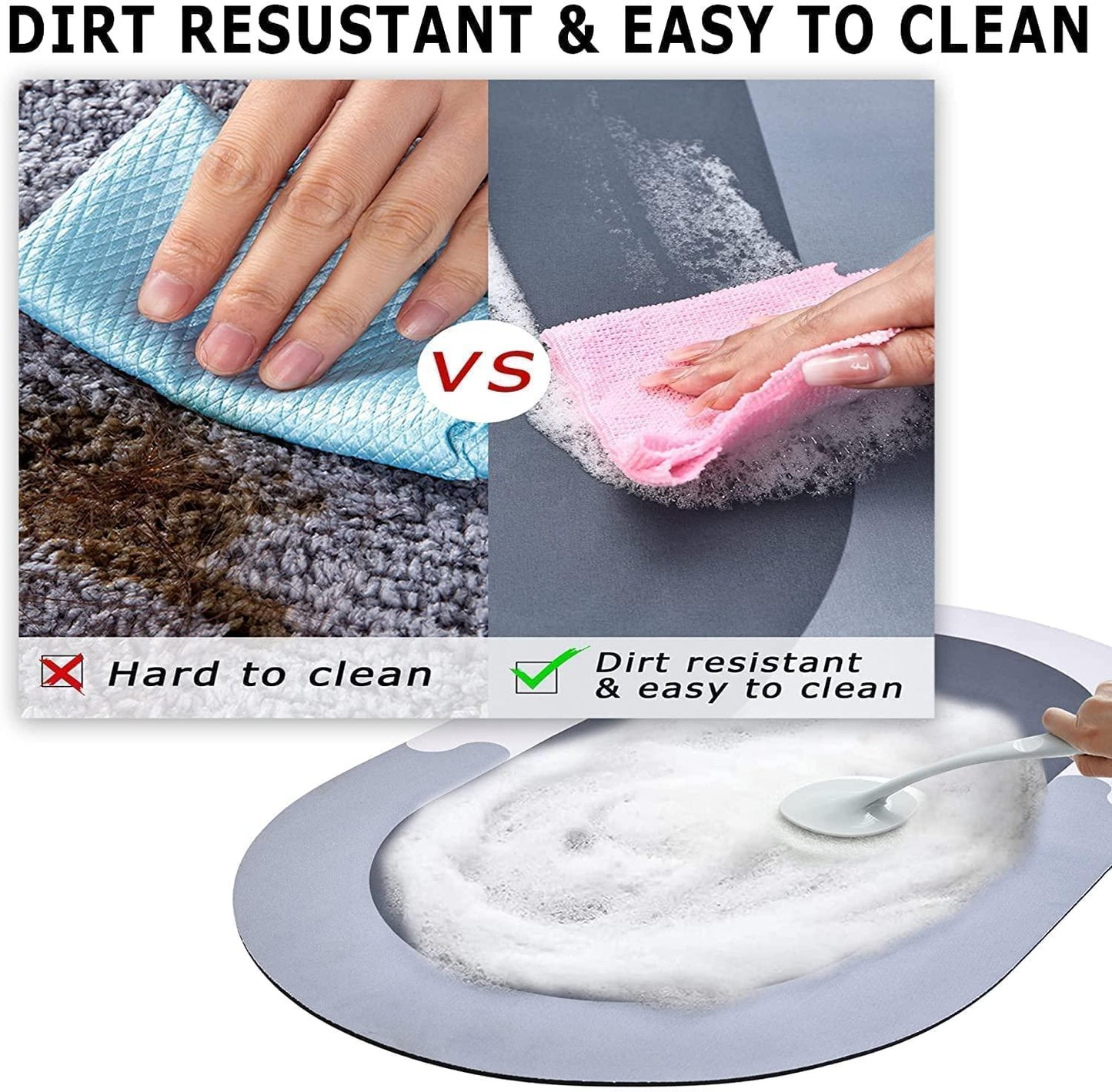 Super Soak Absorbent Bath Floor Mat