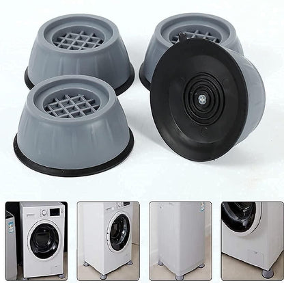 Washer Vibration Pads: 4-Pack - Anti-Shock Feet for Washing Machine.