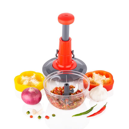 QuickSlice Manual Food Chopper & Egg Whisk - 1100 ml