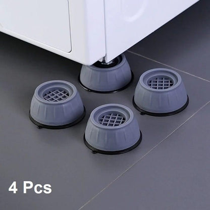 Washer Vibration Pads: 4-Pack - Anti-Shock Feet for Washing Machine.